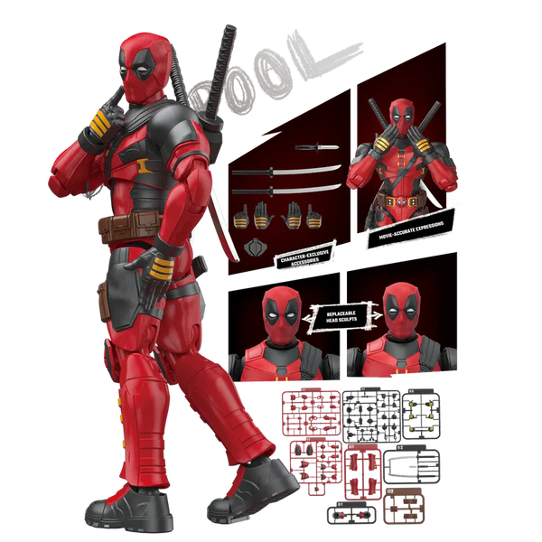 Marvel Deadpool & Wolverine Champion Class 04 Deadpool Model Kits | Blokees