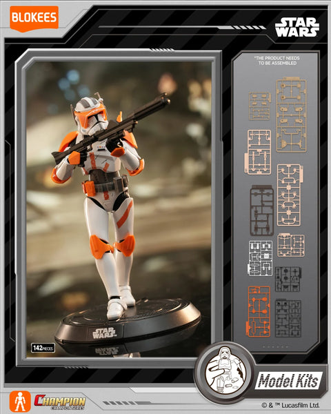 Star Wars: Attack of the Clones Champion Class CC10 Clone Commander Cody Model Kit