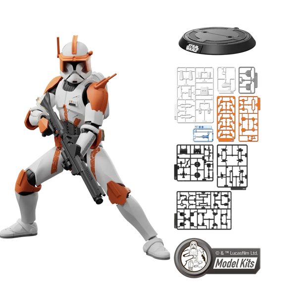Star Wars: Attack of the Clones Champion Class CC10 Clone Commander Cody Model Kit