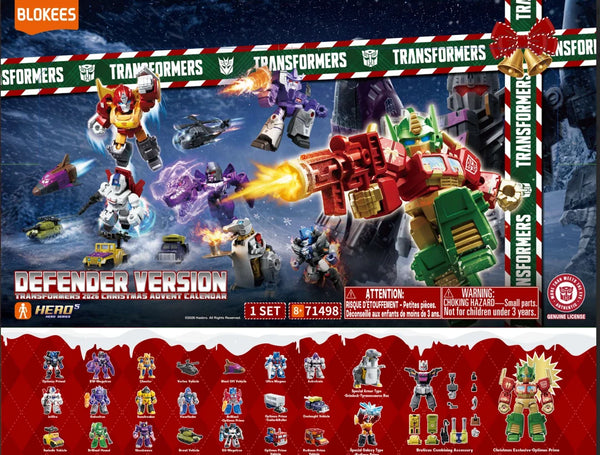 Transformers Defender Version 2026 Christmas Advent Calendar