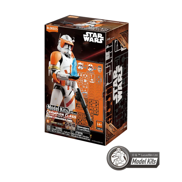 Star Wars: Attack of the Clones Champion Class CC10 Clone Commander Cody Model Kit