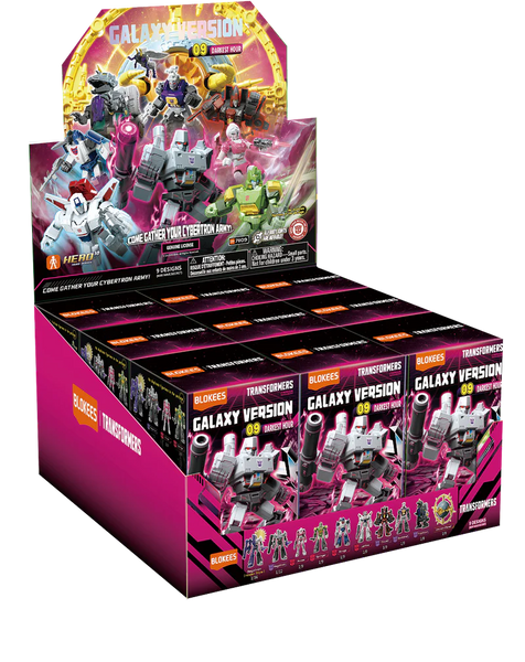 Transformers Galaxy Version 09 Darkest Hour Boxed Set of 9 Model Kits