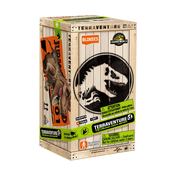 Jurassic World Terraventure TS 01 Dinosaur Capture Operation | Blokees