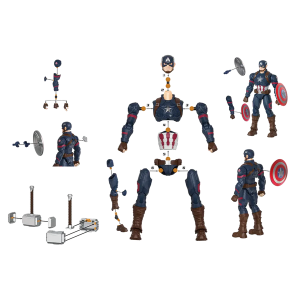Marvel Infinity Saga Champion Class 03 Captain America Model Kits | Blokees