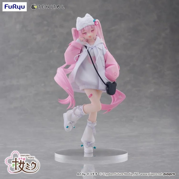 Vocaloid Tenitol Petit Sakura Miku (Cool Style) Figure