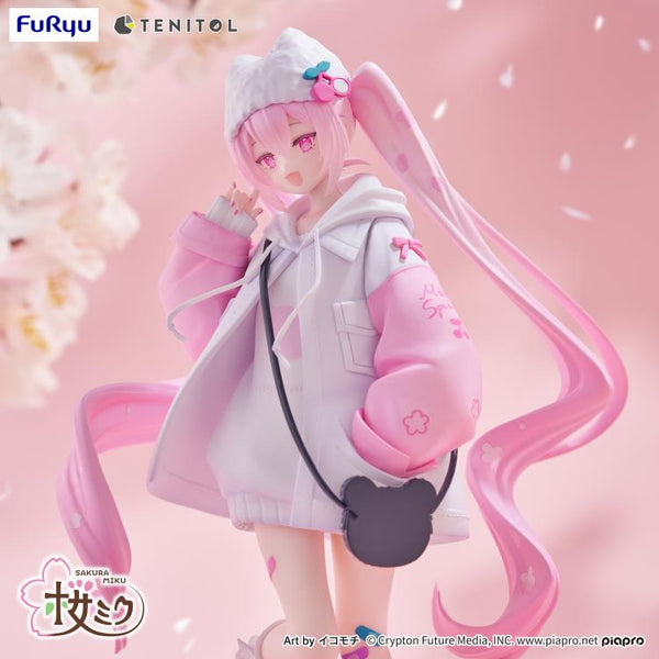 Vocaloid Tenitol Petit Sakura Miku (Cool Style) Figure