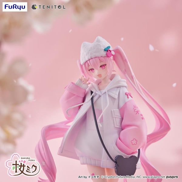 Vocaloid Tenitol Petit Sakura Miku (Cool Style) Figure
