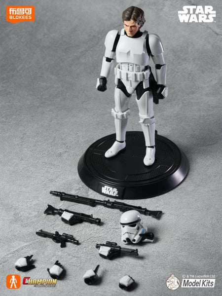 Star Wars: A New Hope Champion Class 03 Han Solo (Stormtrooper Disguise) Model Kit