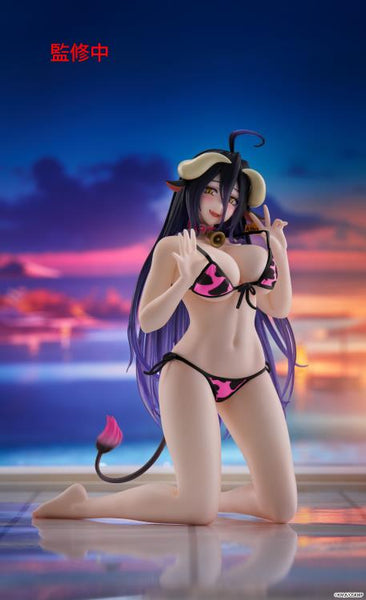 Overlord Desktop Cute Albedo (Cow-Print Swimsuit Ver.) Figure (Renewal Edition)