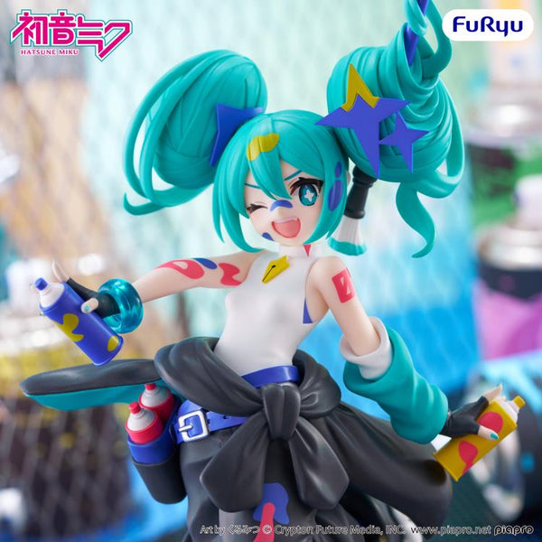 Vocaloid Muchute Hatsune Miku (Paint Girl Another Color Ver.) Figure