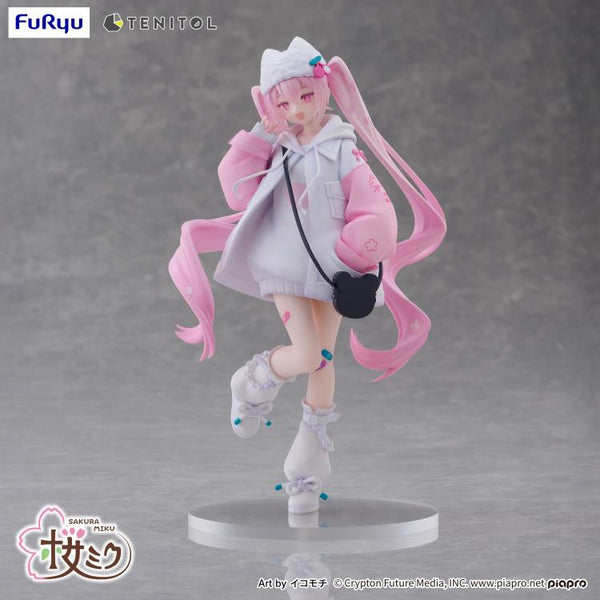 Vocaloid Tenitol Petit Sakura Miku (Cool Style) Figure