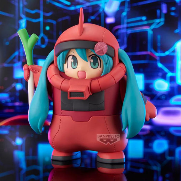 Gundam 45th Anniversary x Hatsune Miku Char's Zaku Costume (Hatsune Miku Ver.) Figure