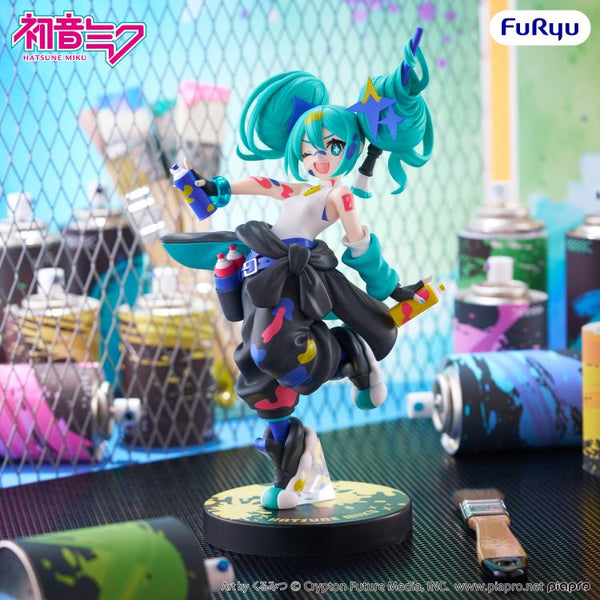 Vocaloid Muchute Hatsune Miku (Paint Girl Another Color Ver.) Figure