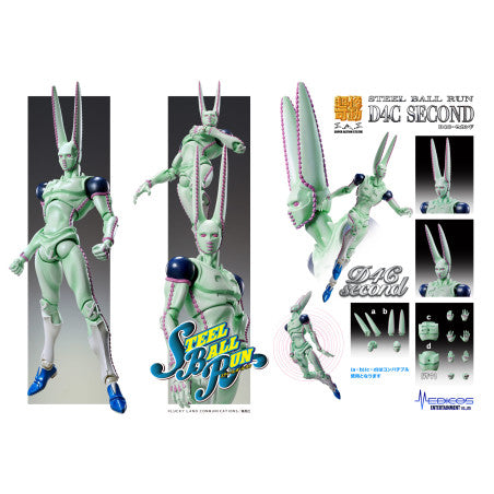 JoJo's Bizarre Adventure: Steel Ball Run Super Action Statue D4C Second Action Figure