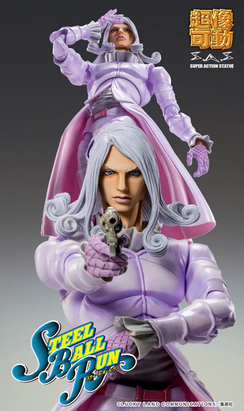 JoJo's Bizarre Adventure: Steel Ball Run Super Action Statue Funny Valentine Second Action Figure