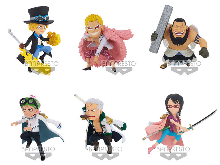 One Piece World Collectable Figure New Series Vol.4 Set of 6 Figures